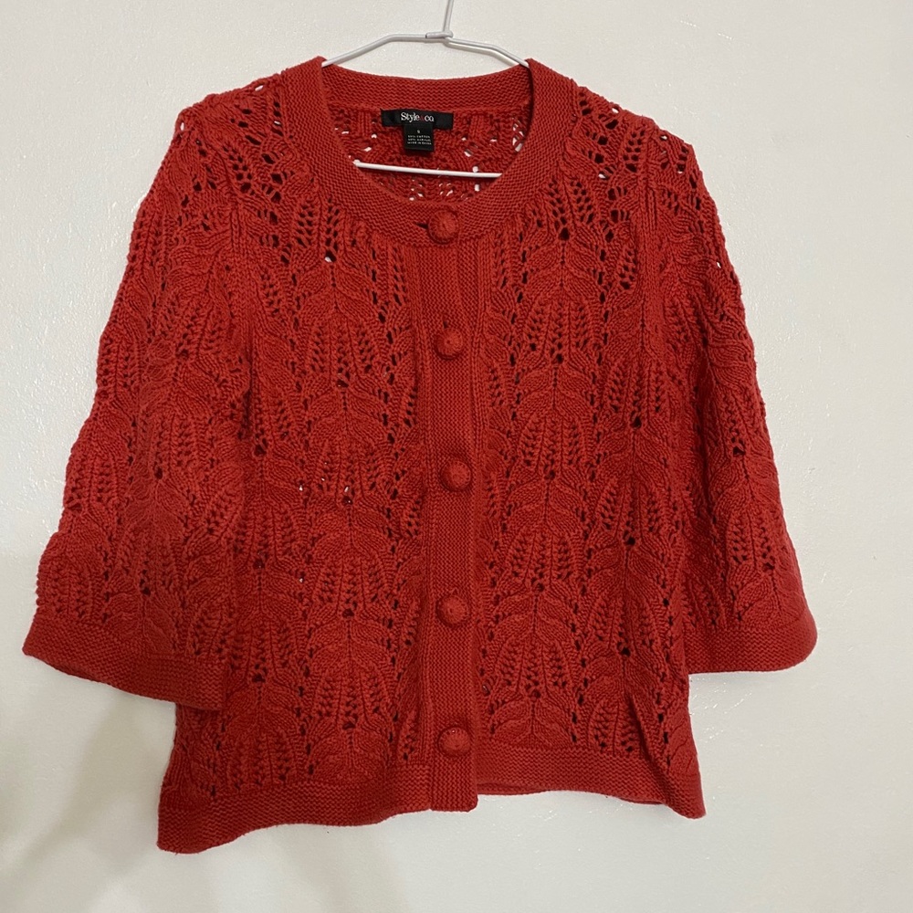 Style Co Button Up Sweater